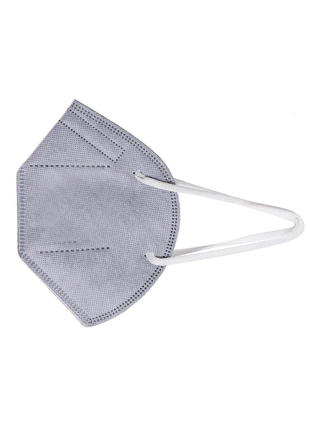 OOMPH Grey Solid 5-Ply Reusable Anti-Pollution KN95 Face Masks Price in India