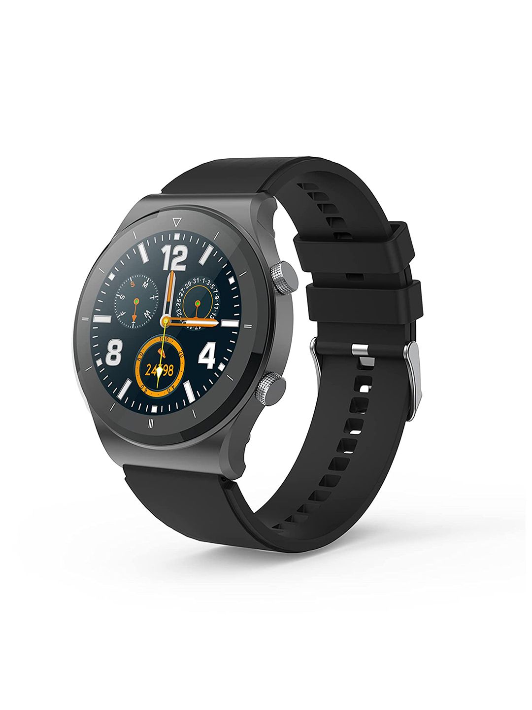 pebble Black Solid Silicon Revo Smartwatch Price in India