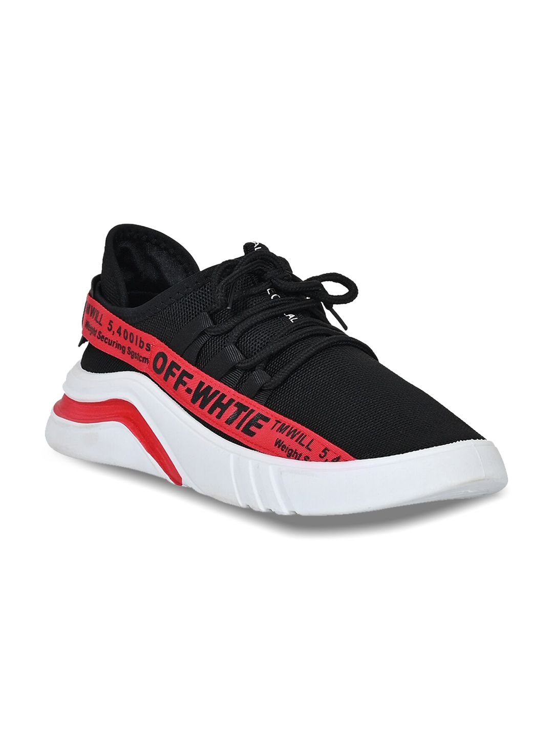 MOZAFIA Men Black Walking Shoes