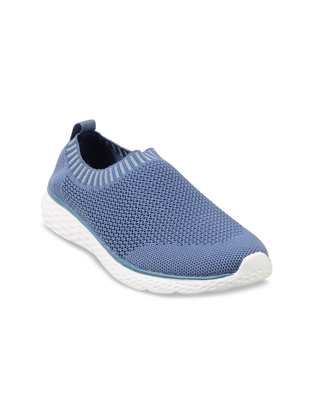 ACTIV Women Blue Woven Design Slip-On Sneakers Price in India