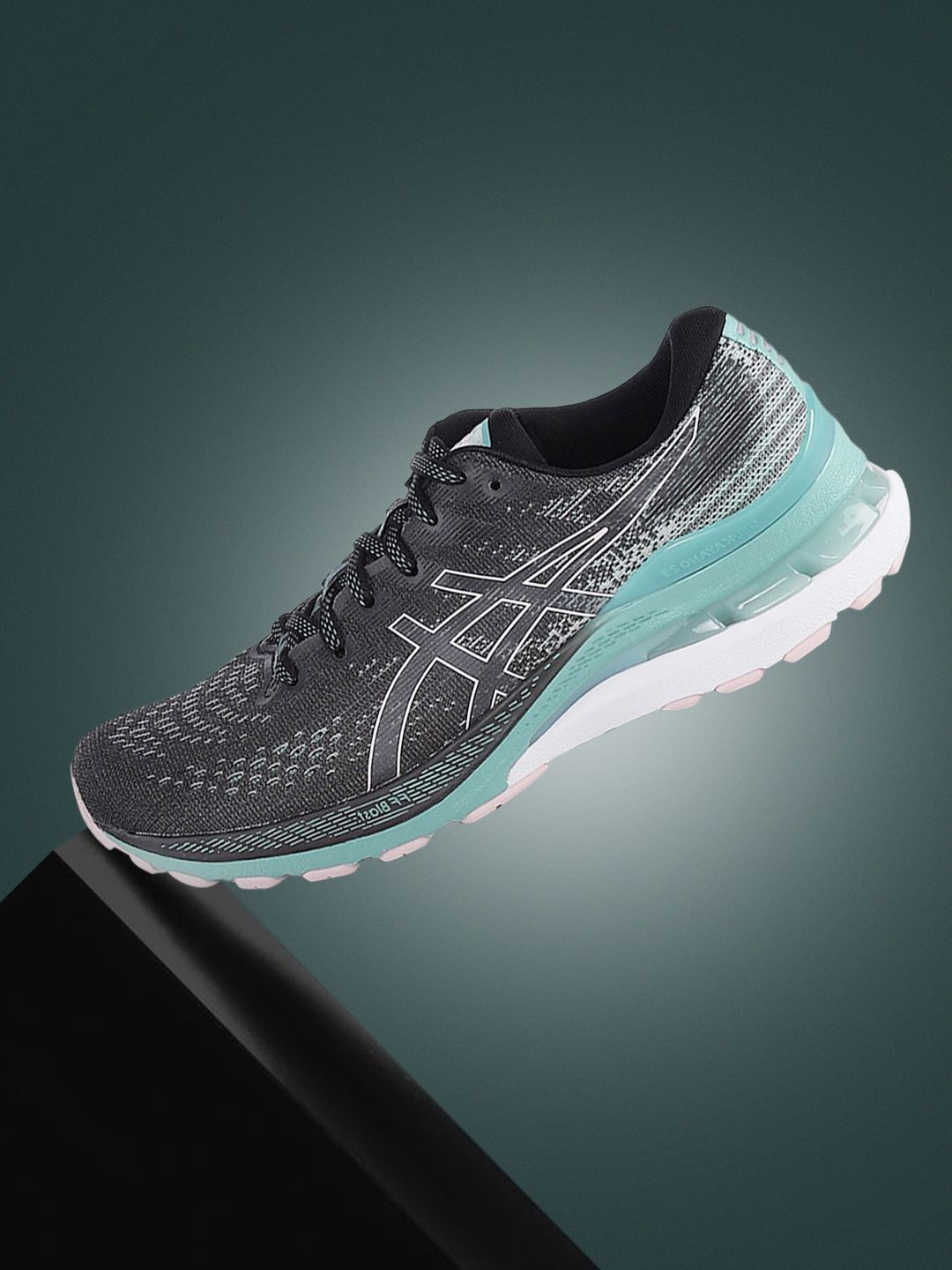 ASICS Women Black Gel-Kayano 28 Running Non-Marking Shoes Price in India