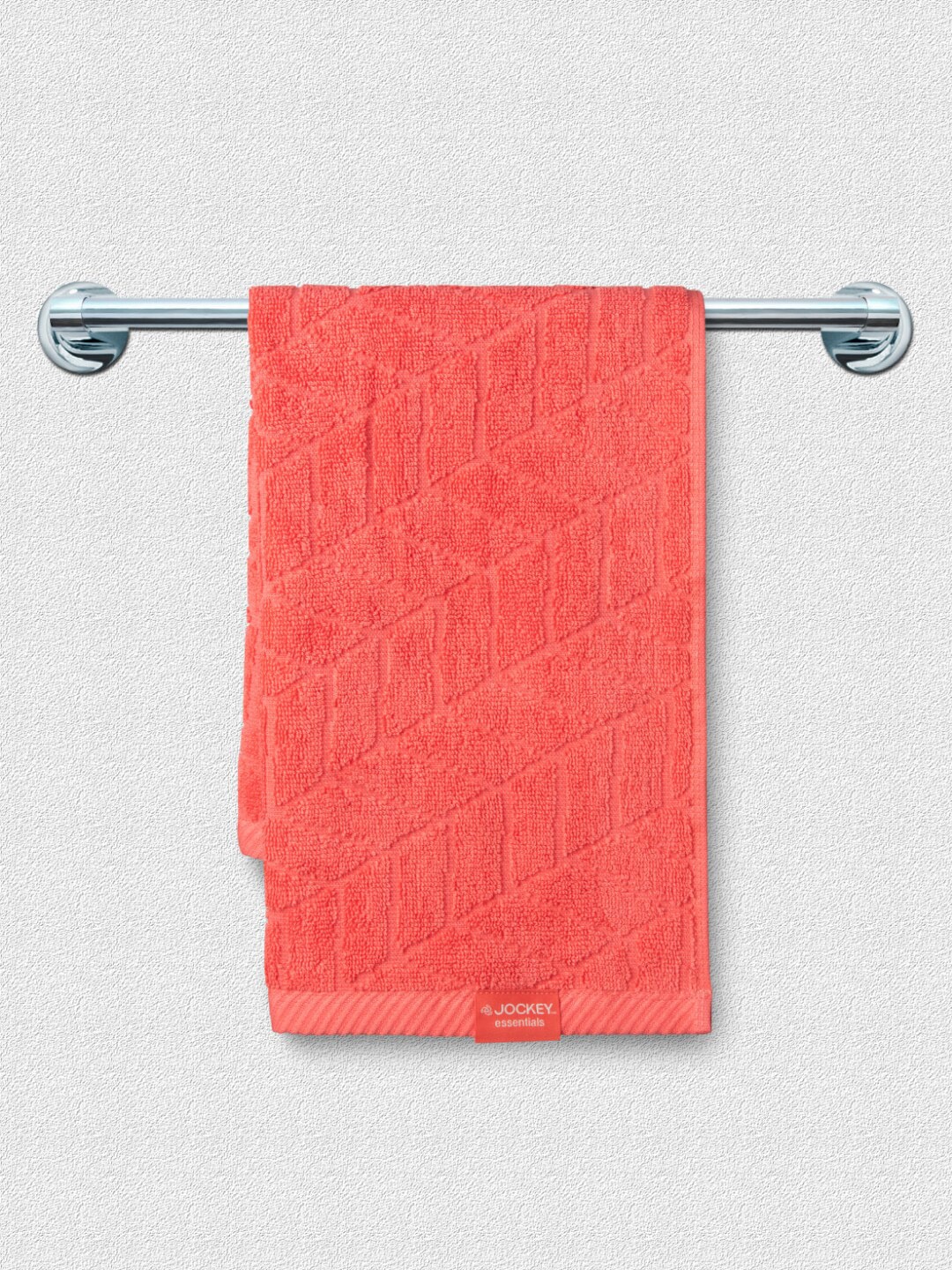 Jockey Pack of 2 Coral Hand Towel Price in India