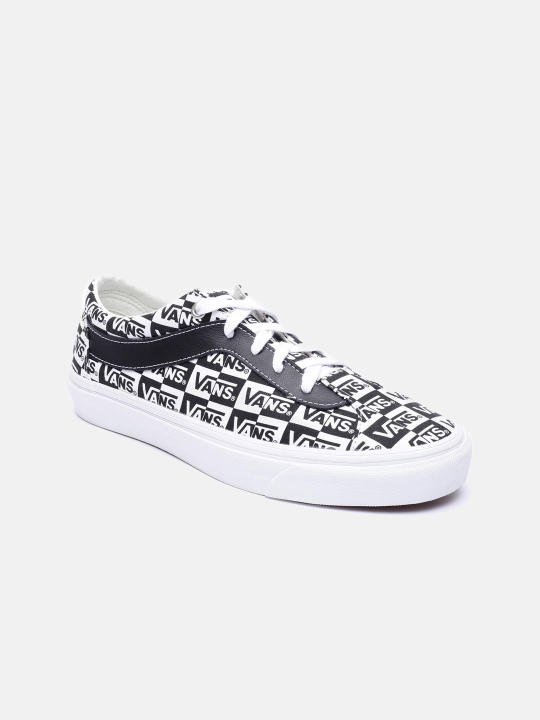 Vans Unisex White & Black Printed Sneakers Price in India