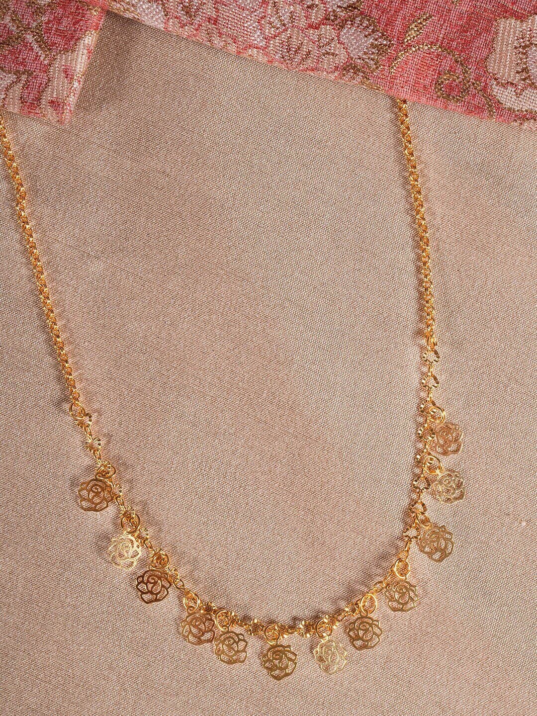 Shoshaa Brass Gold-Plated Chain Price in India