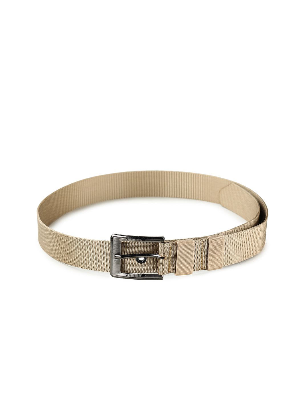 Calvadoss Women Beige Woven Design Canvas Belt Price in India