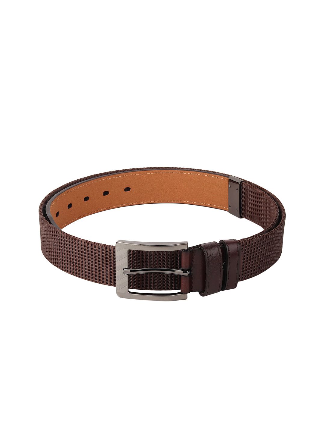 Calvadoss Women Brown Textured Belt Price in India