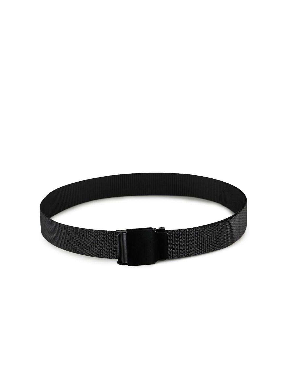 Calvadoss Women Black Slider Buckle Belt Price in India