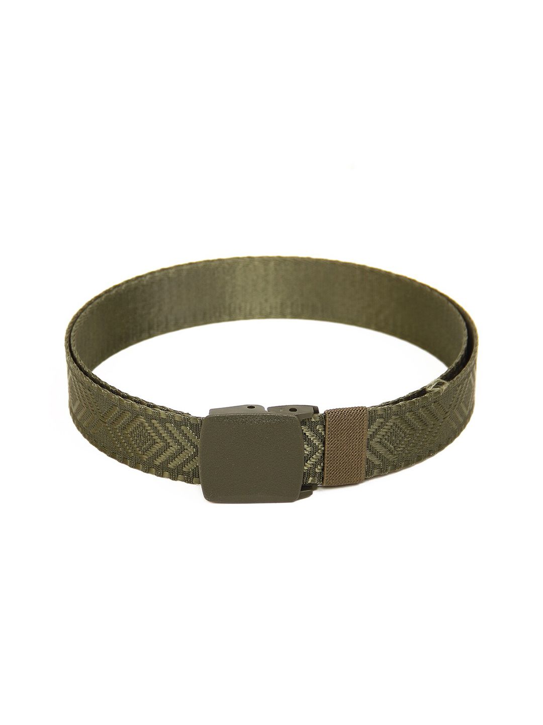 Calvadoss Women Green Textured Belt Price in India