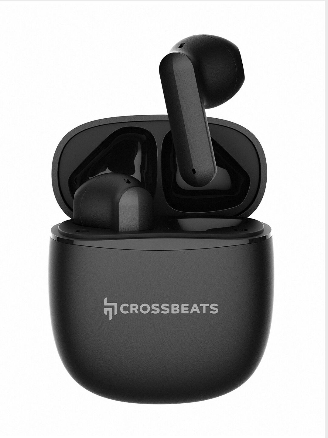 CrossBeats Black Solid CB-Airpop True Wireless Price in India