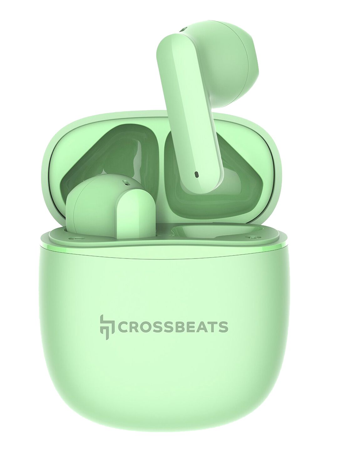 CrossBeats Green Solid CB-Airpop True Wireless Earbuds With Passive Noise Cancellation Price in India