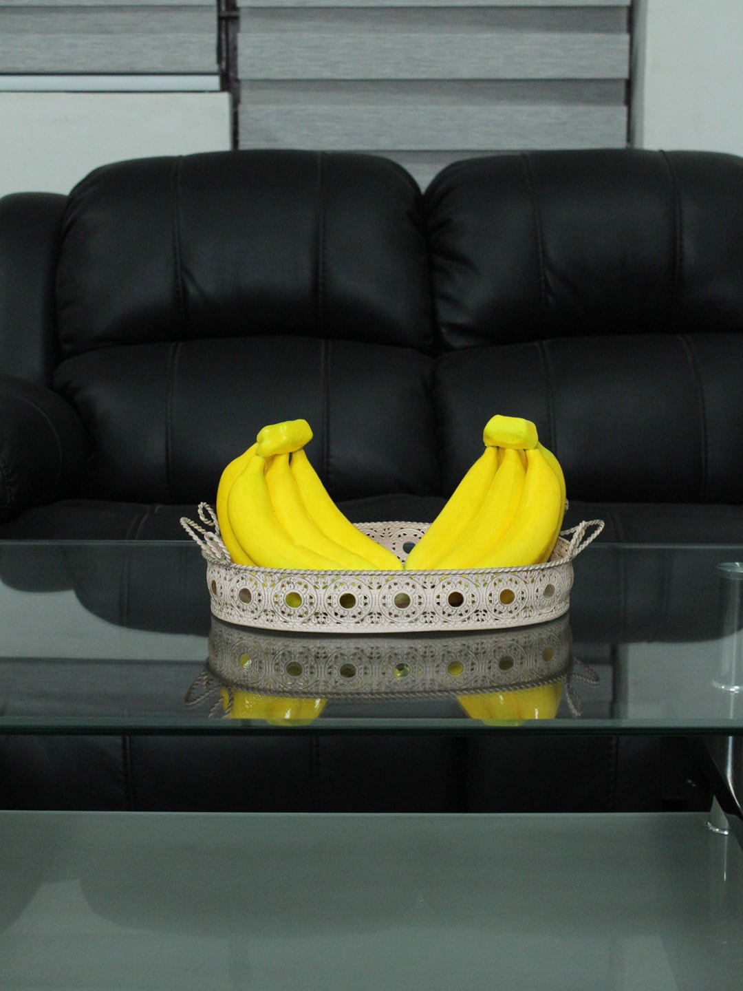 Wonderland Yellow Set of 2 Artificial Banana Fruits Price in India