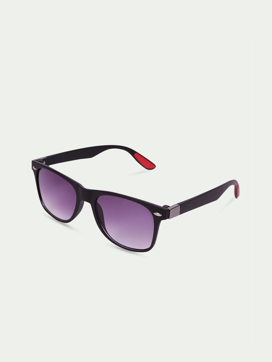 FUZOKU Unisex Purple Lens & Purple Wayfarer Sunglasses with UV Protected Lens Price in India