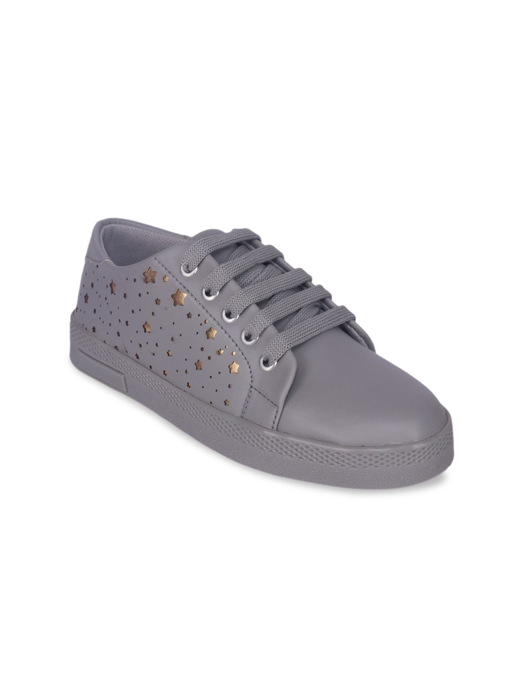 Sanhose Women Grey Printed Lightweight Sneakers Price in India