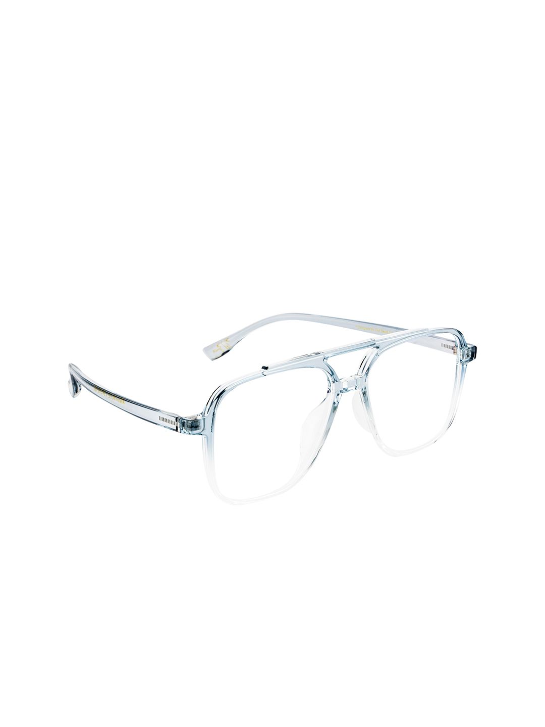 Ted Smith Unisex Blue Full Rim Blue Light Blocking Computer Aviator Frames TSI-B007_BLU Price in India