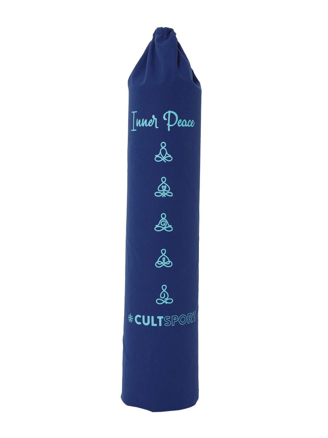 Cultsport Navy Blue Pure Cotton Yoga Mat Bag Price in India