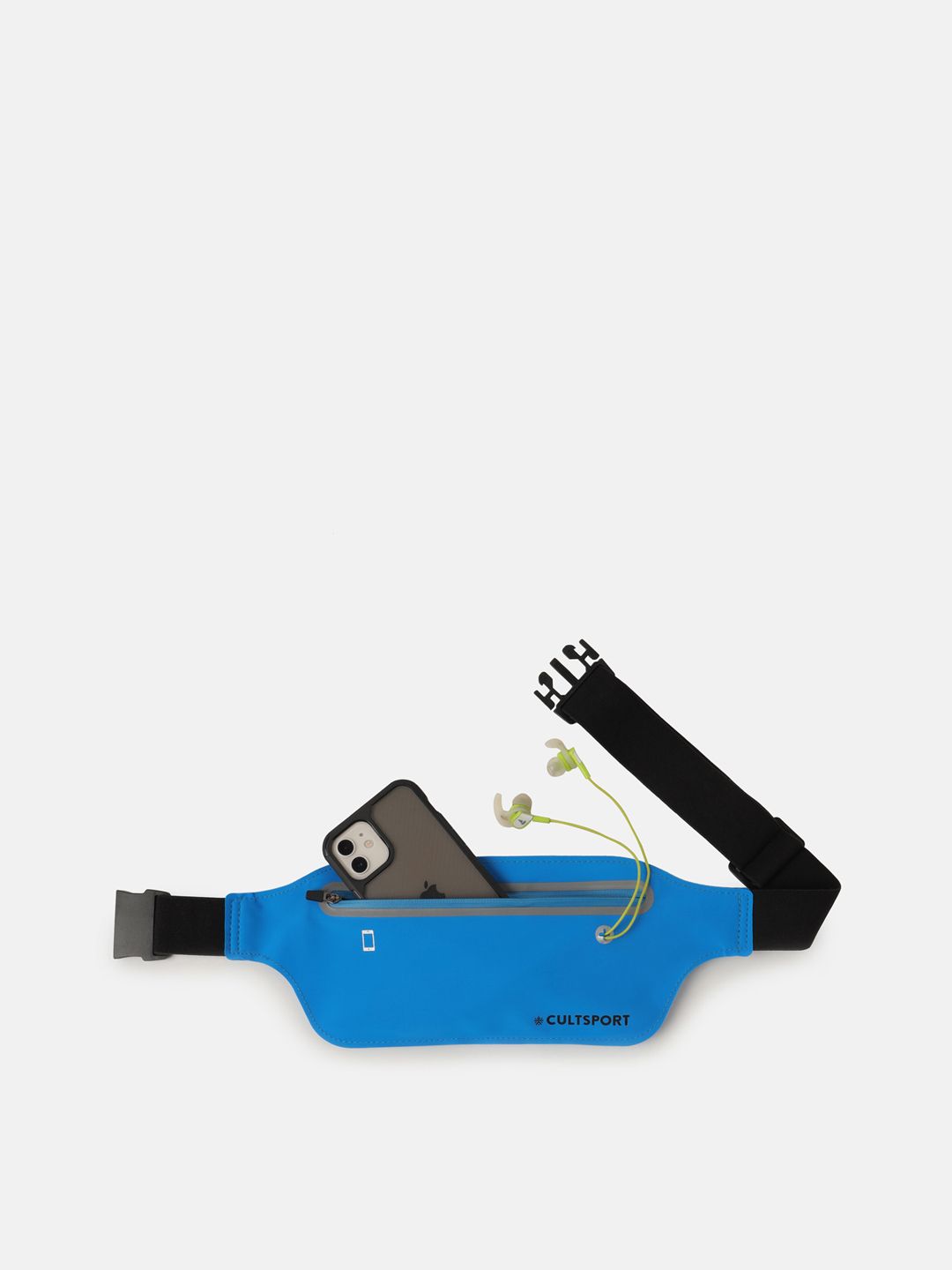 Cultsport Blue Solid Waist Pouch Price in India