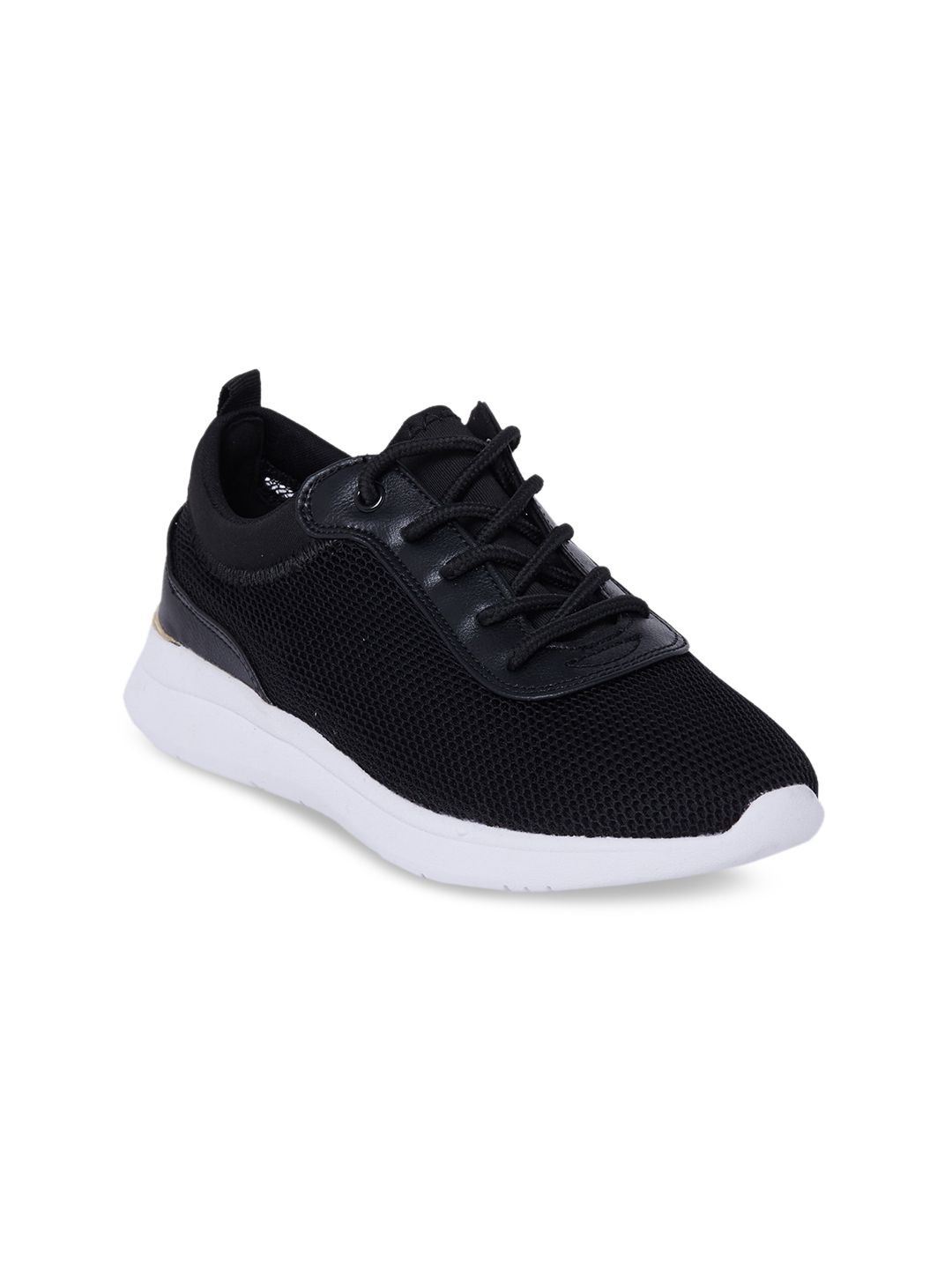 Call It Spring Women Black Woven Design Sneakers Price in India