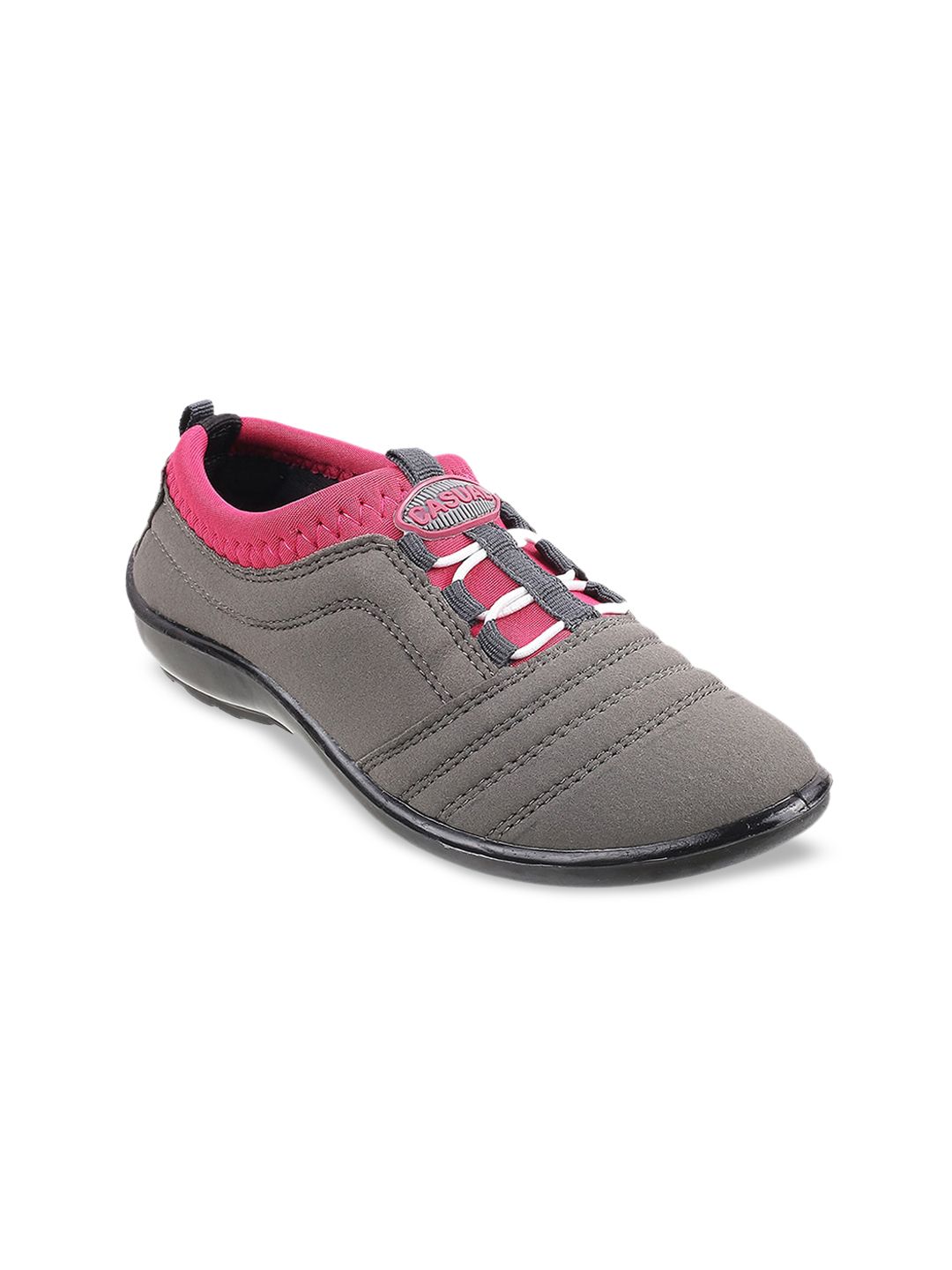 WALKWAY by Metro Women Grey Slip-On Sneakers Price in India