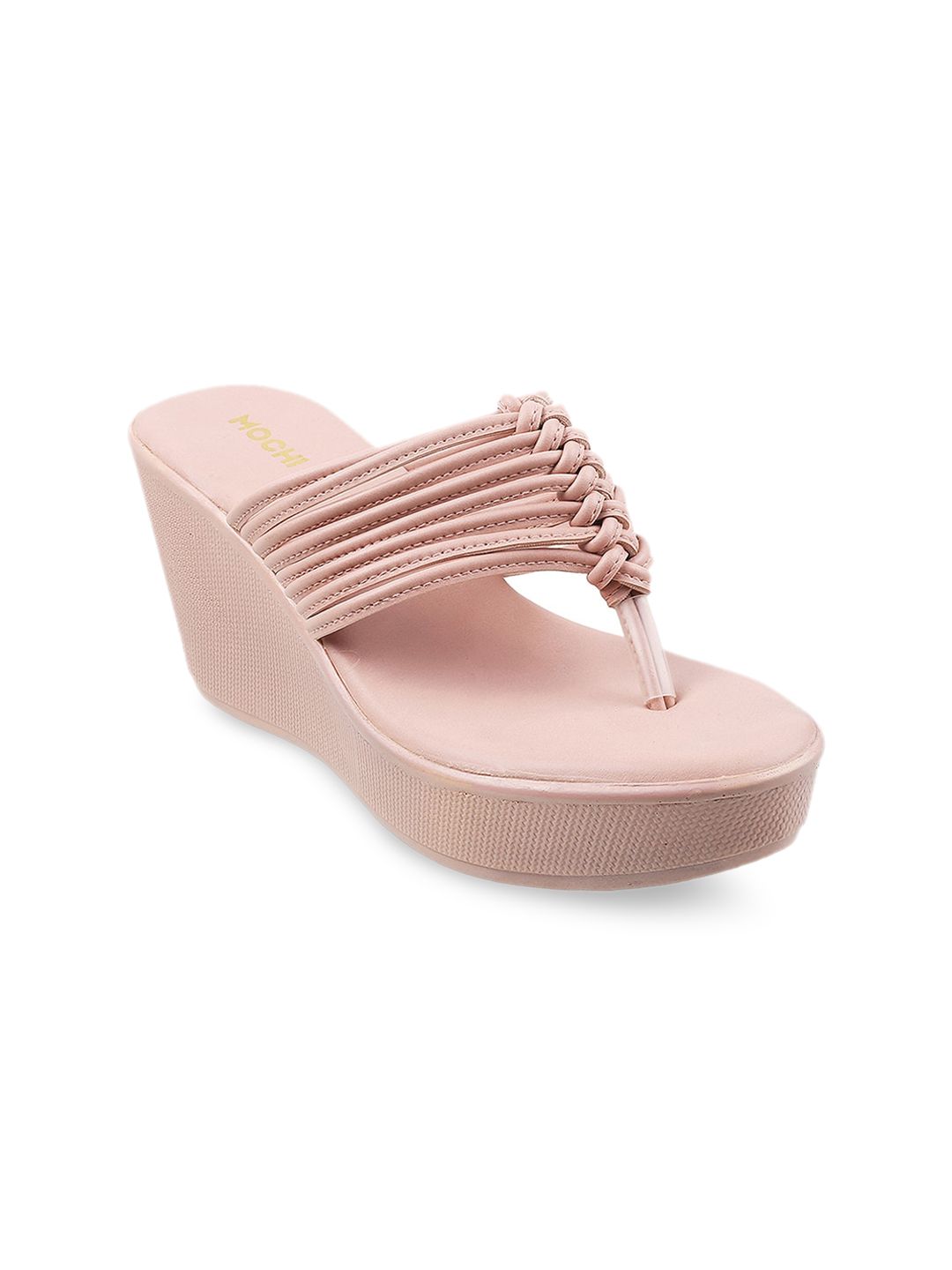 Mochi Pink Wedge Heel Price in India