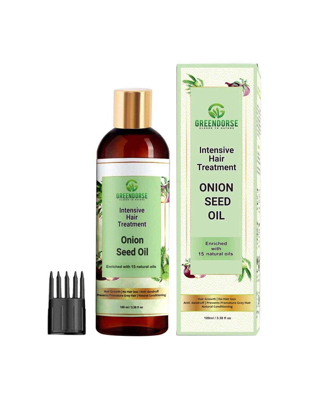 GREENDORSE 15-in-1 Intensive Hair Treatment Onion Hair Oil 100 ml Price in India