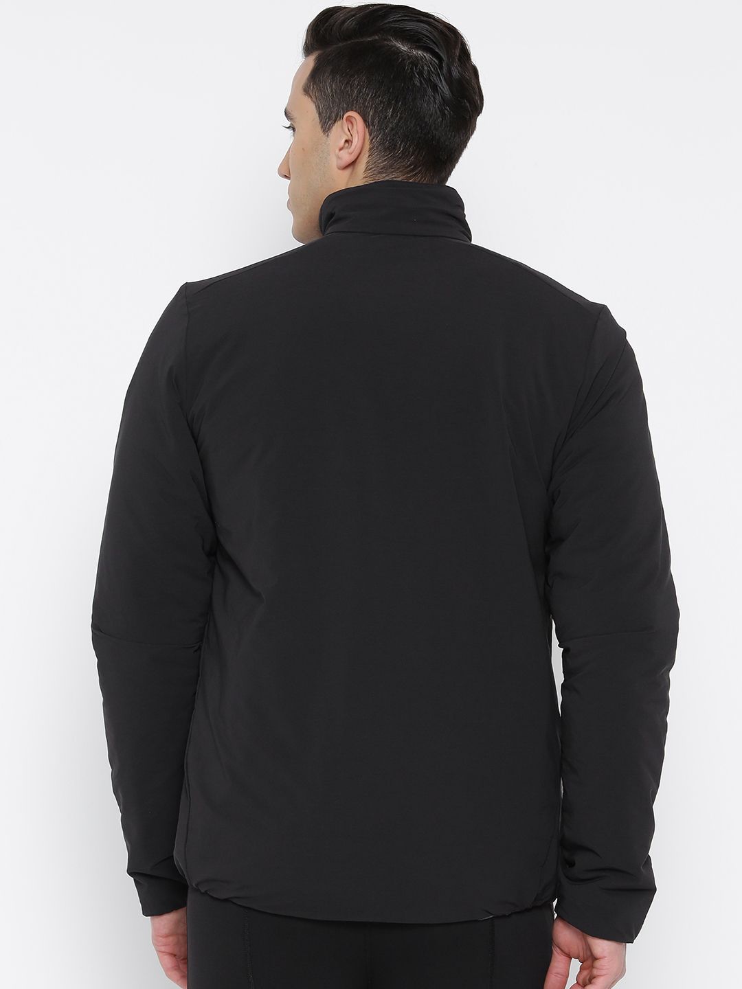 Buy Salomon Grey & Black Padded Reversible Drifter Jacket