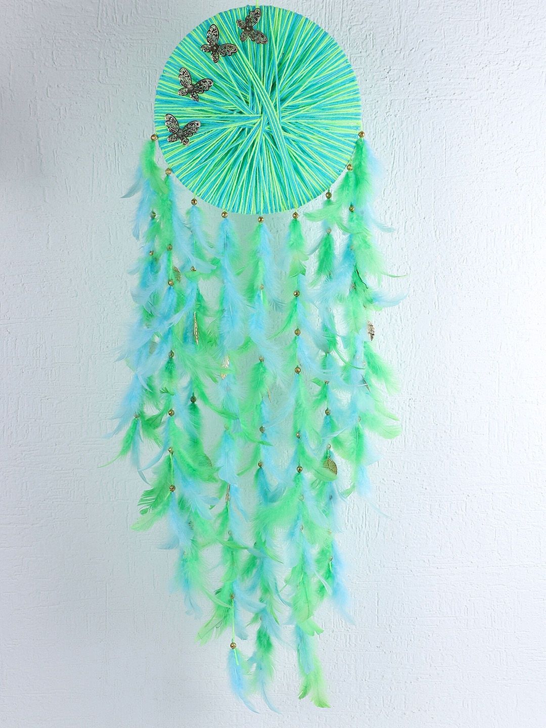 Rooh Green Handmade Butterfuly Dream Catcher Price in India