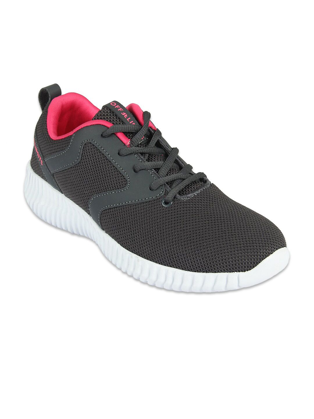 OFF LIMITS Women Grey & Pink Running Shoes Price in India