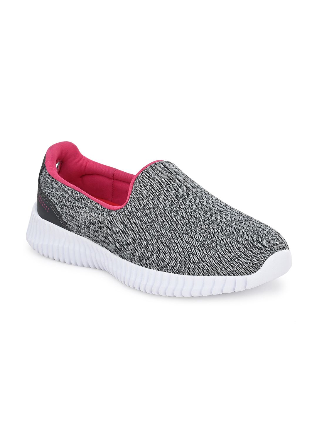 Yuuki Women Grey Mesh Walking Non-Marking Shoes Price in India