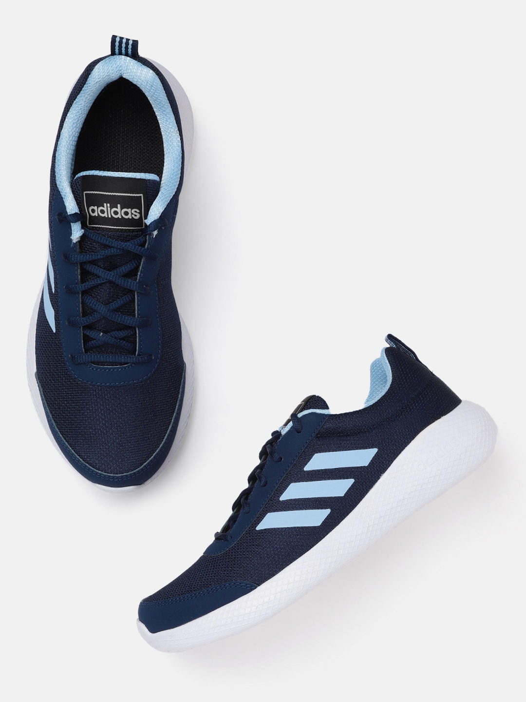 ADIDAS Women Navy Blue Woven Design Classigy Running Shoes Price in India