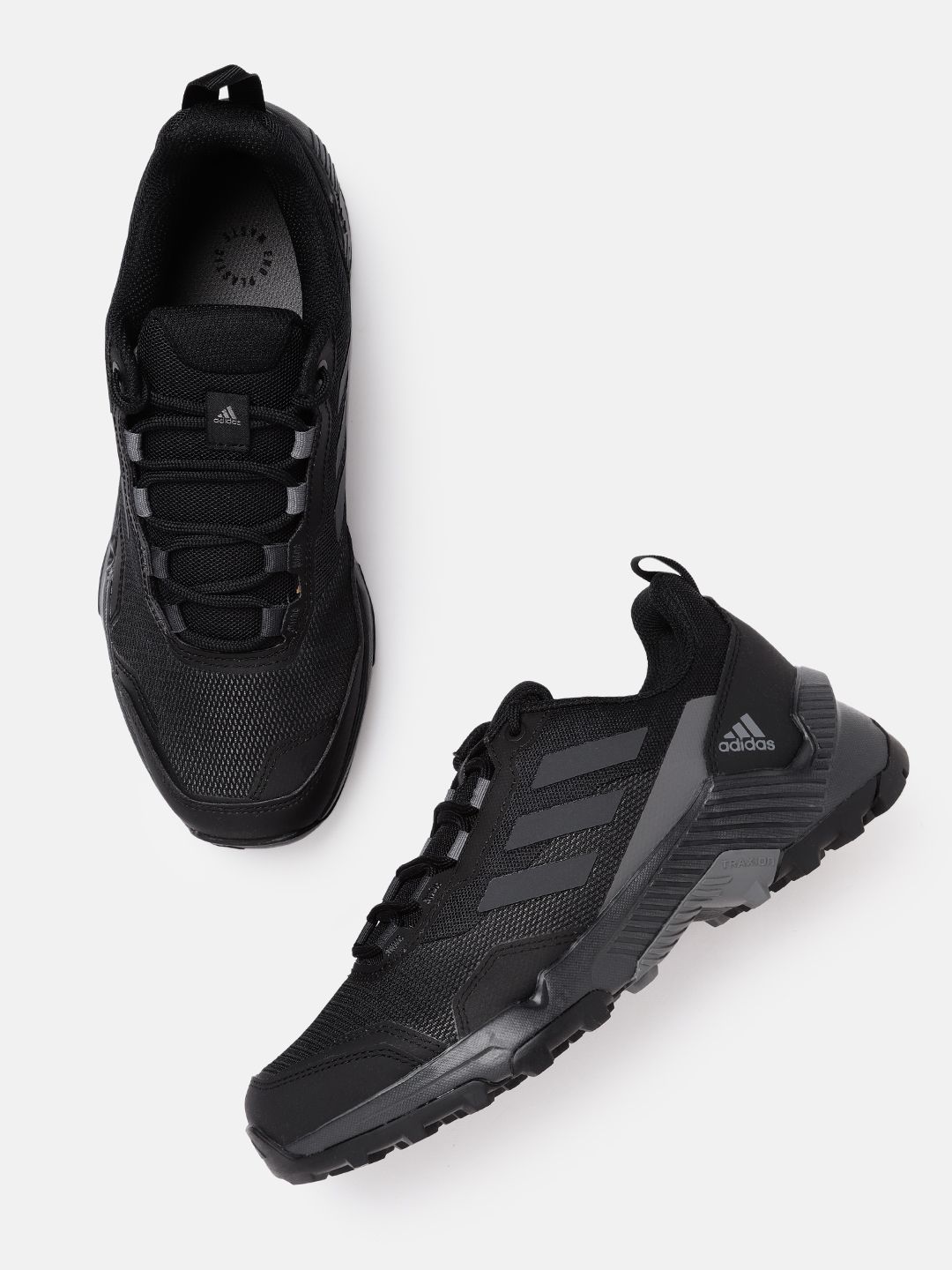 ADIDAS Women Black Woven Design Eastrail 2 Hiking Shoes Price in India