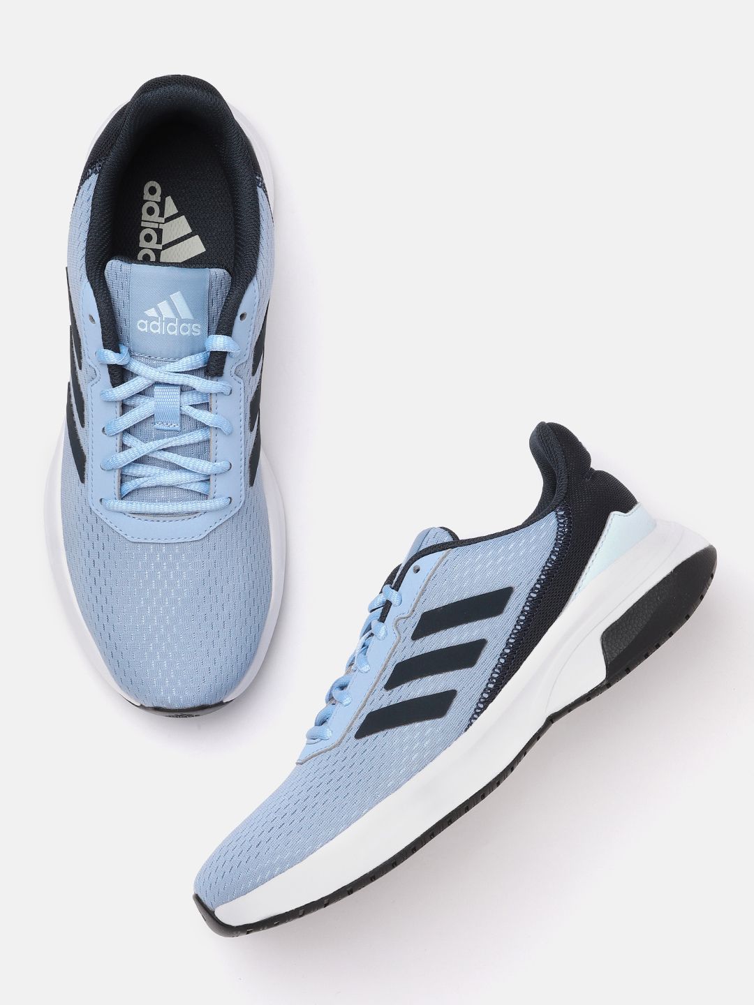 ADIDAS Women Blue Woven Design Runesy Running Shoes Price in India