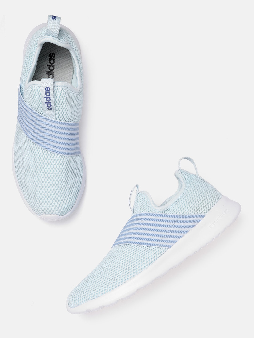 ADIDAS Women Blue Woven Design Contemx Running Shoes Price in India