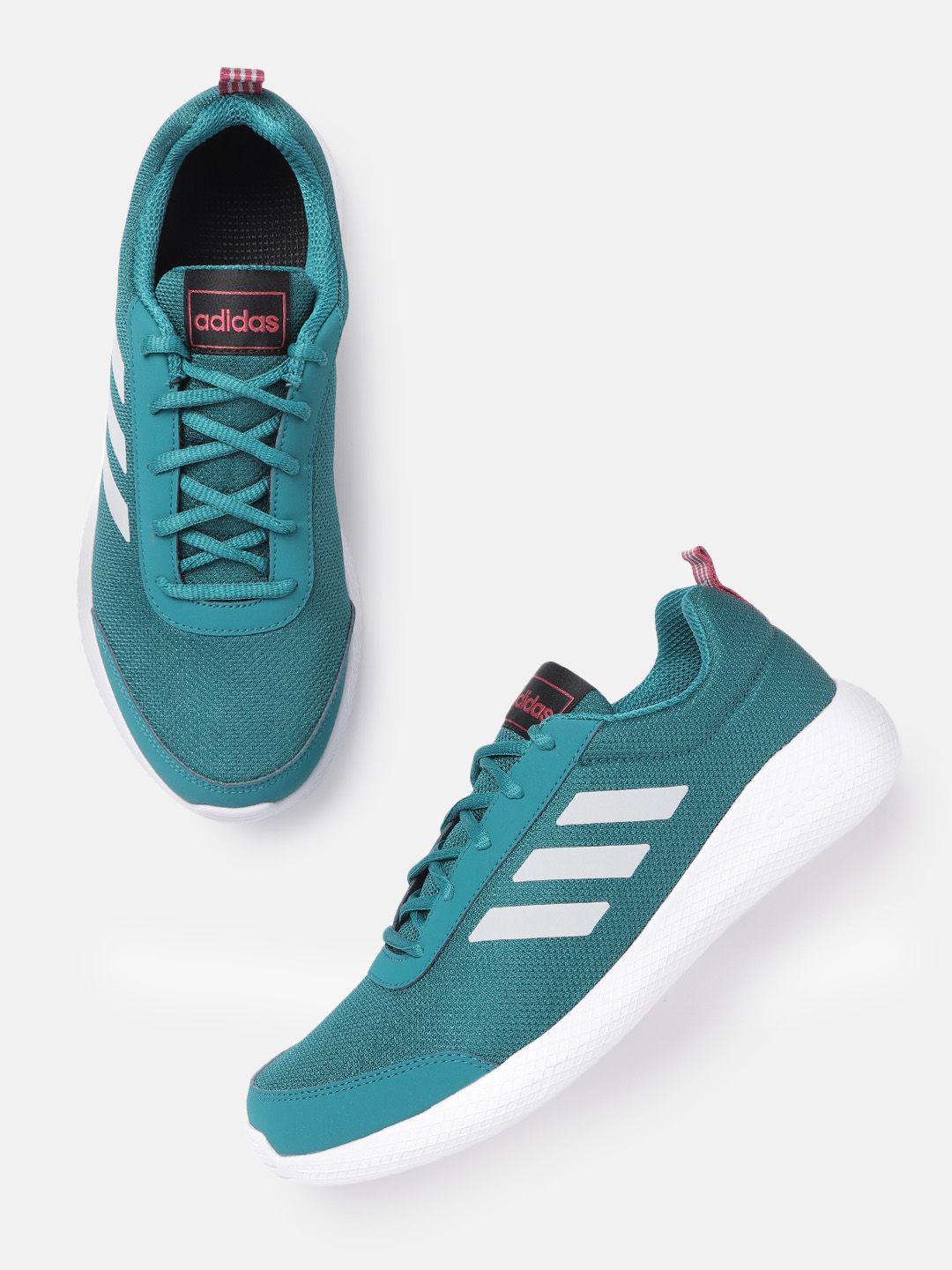 ADIDAS Women Green Woven Design Classigy Running Shoes Price in India