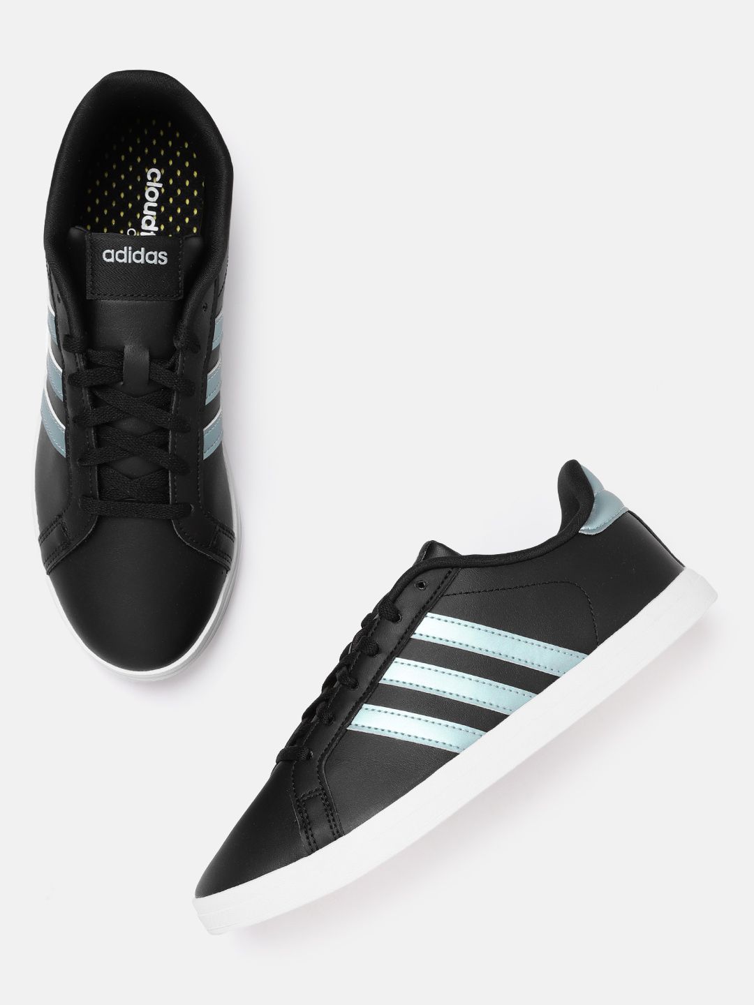 ADIDAS Women Black Solid Courtpoint X Tennis Shoes Price in India