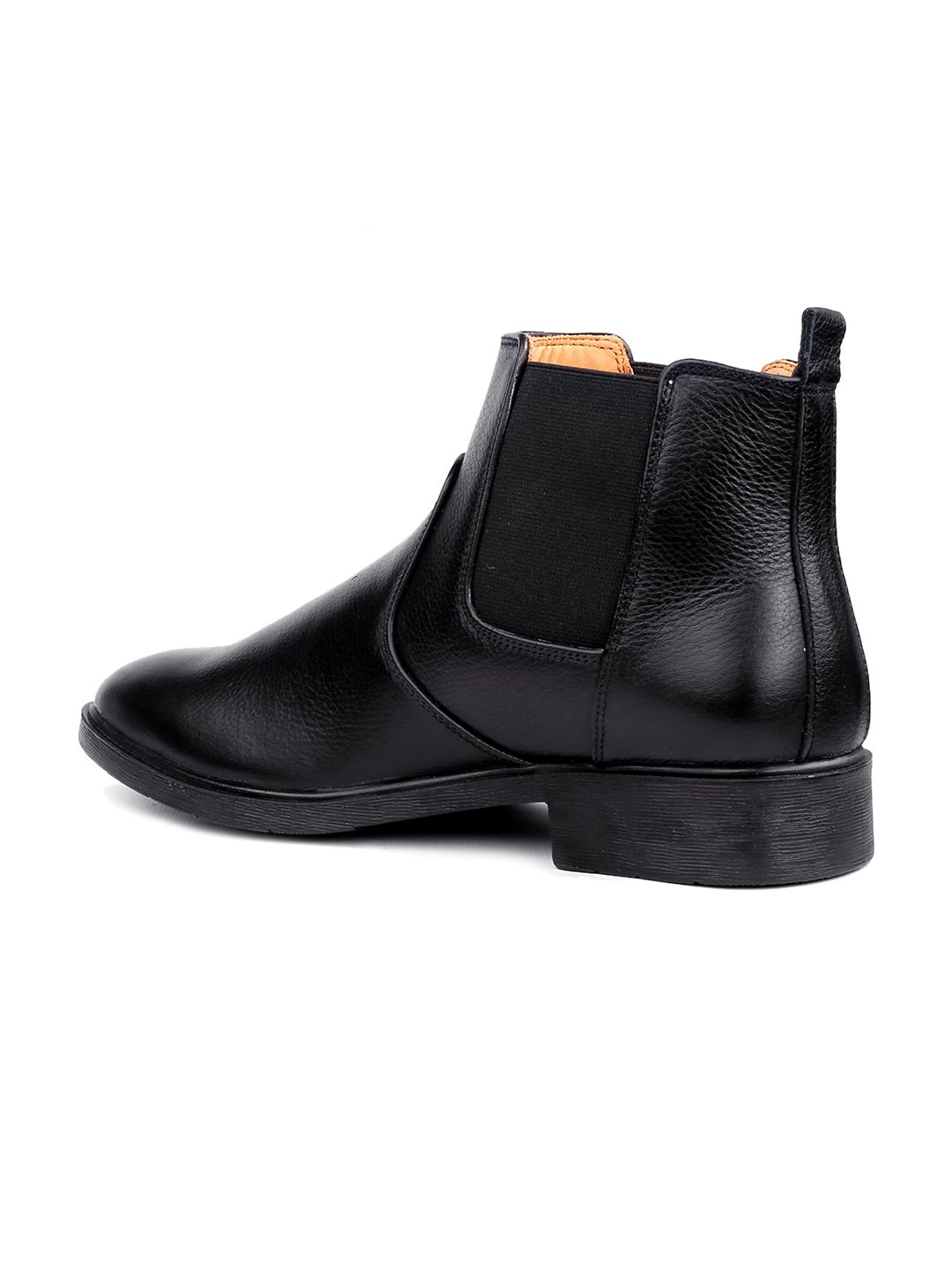 Sleek Black Leather Chelsea Boots by Bacco Bucci Studio size 11 1/2. Bacco Bucci | Shoes | Black Bacco Bucci Studio Leather Dress  main image 3