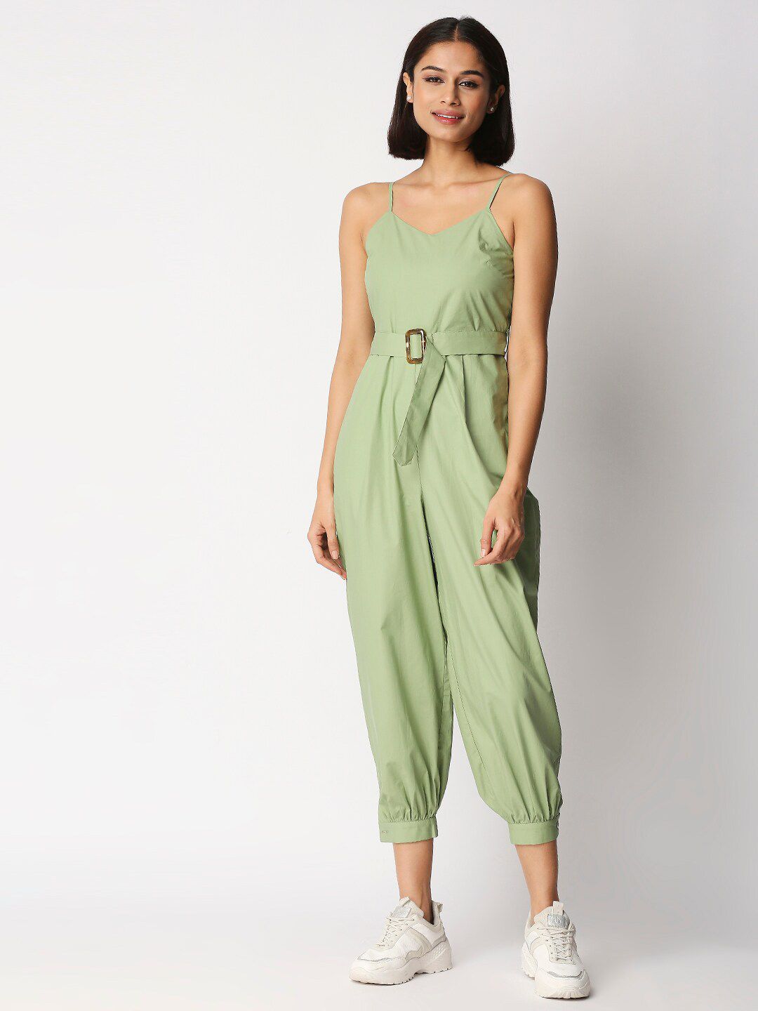 20Dresses Green Basic Jumpsuit Price in India