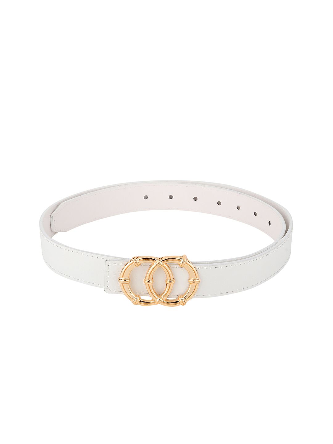 Kastner Women White & Gold Toned Belt Price in India