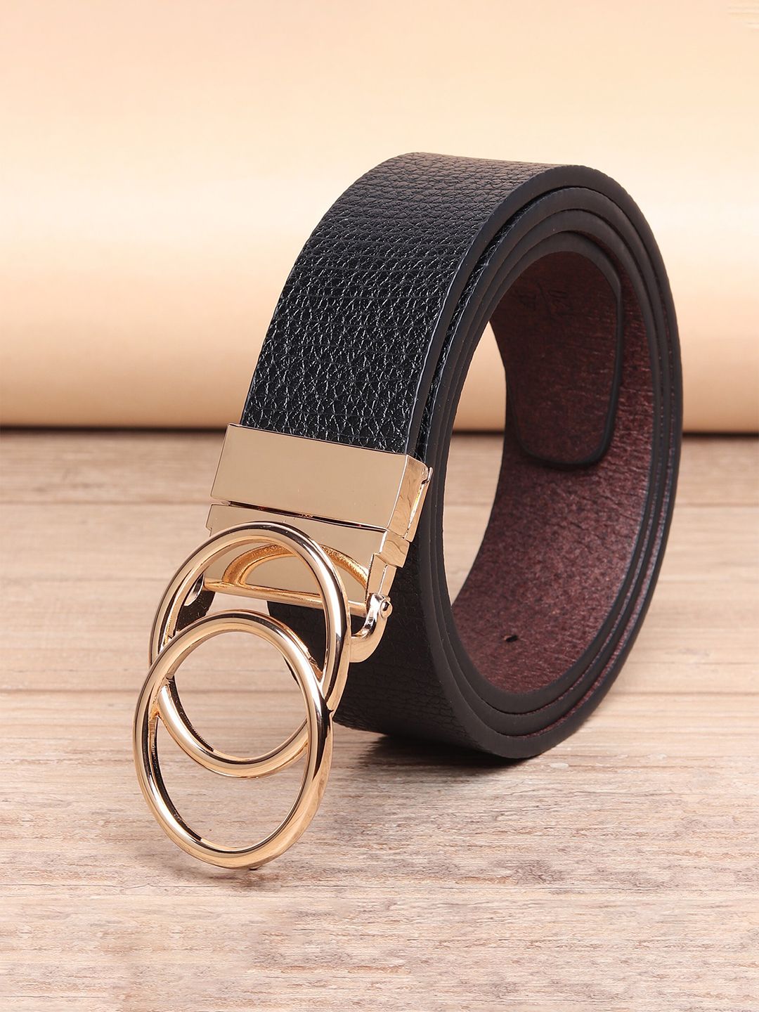 Kastner Women Brown Textured Belt Price in India