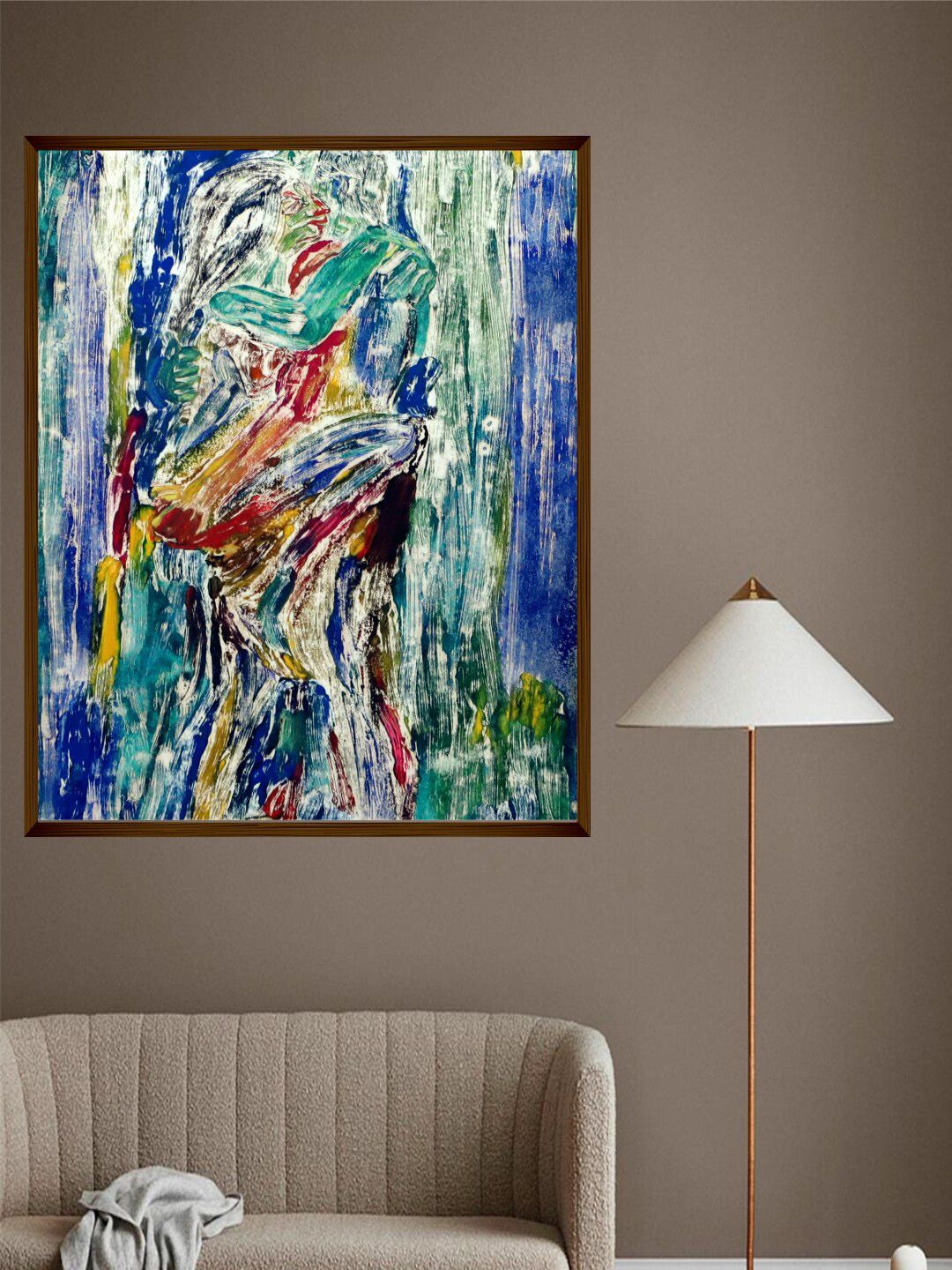 The Art House Multicoloured Abstract Printed Framed Wall Art Price in India