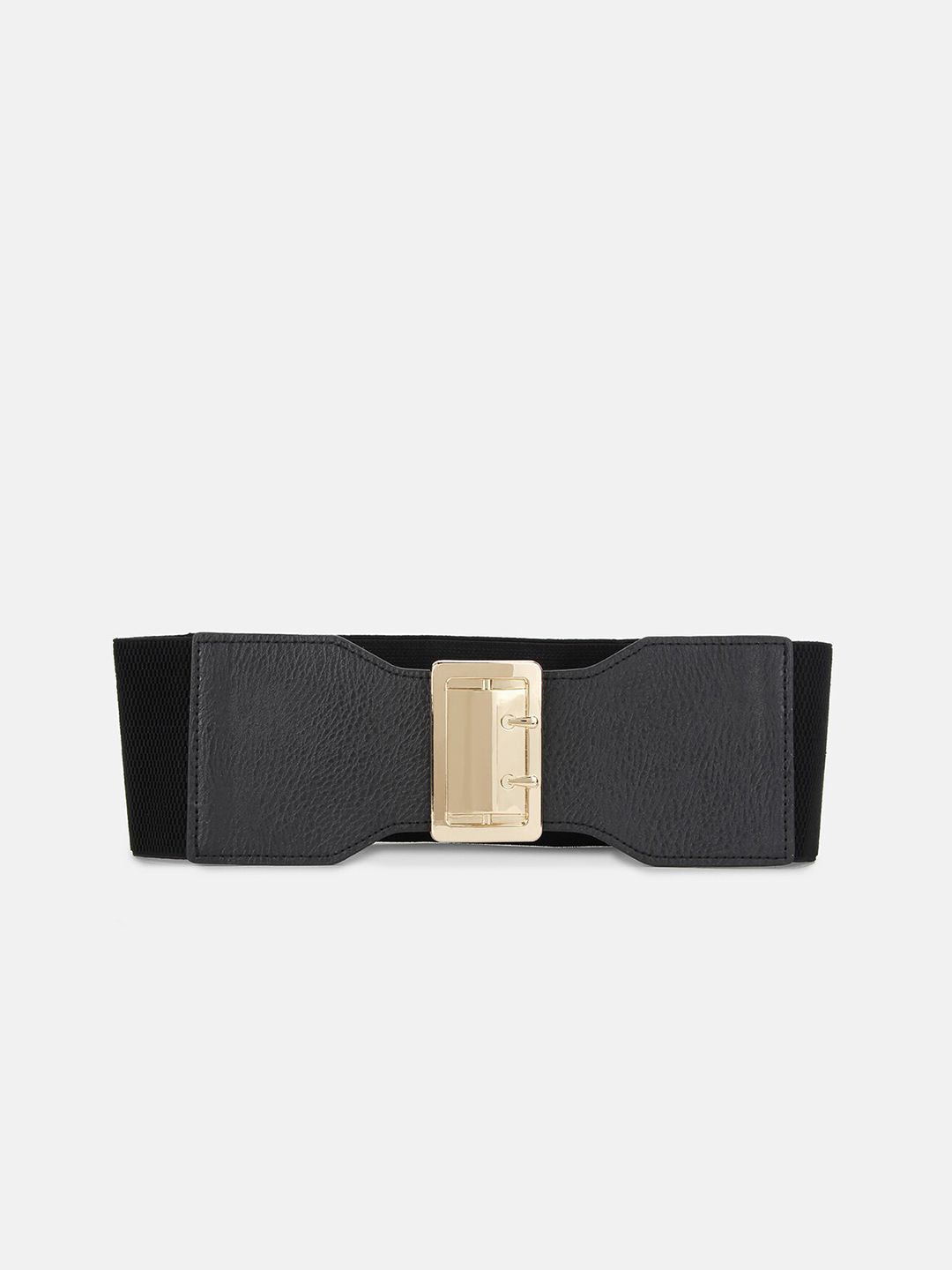 Kazo Women Black PU Belt Price in India