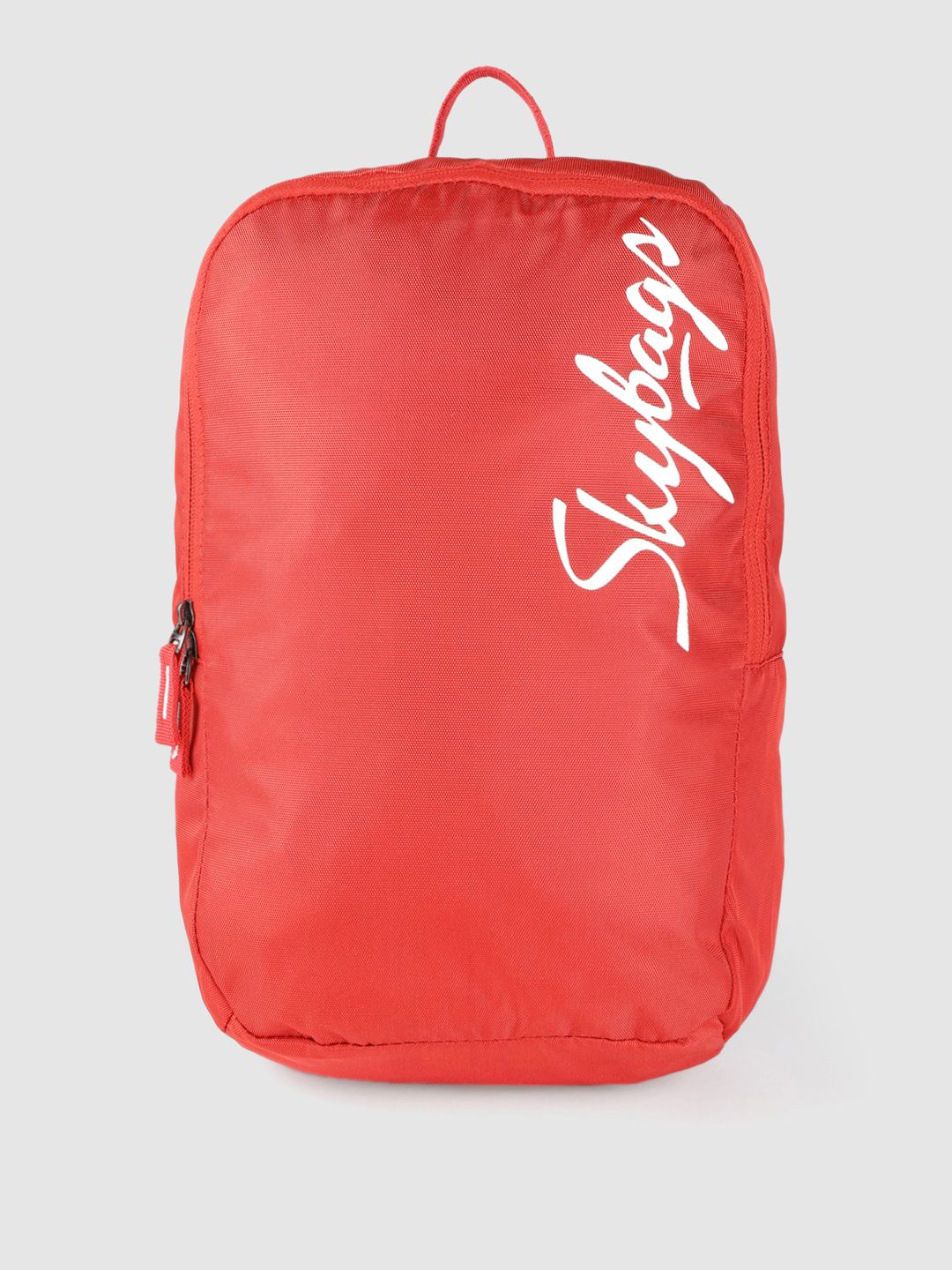 Skybags Unisex Red & White Brand Logo Printed Backpack Price in India