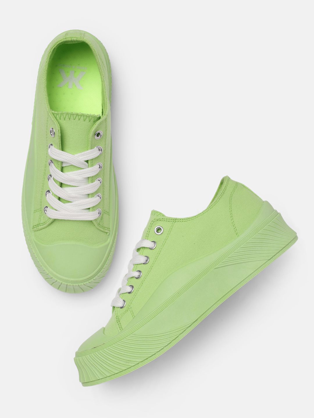 Kook N Keech Women Green Sneakers Price in India