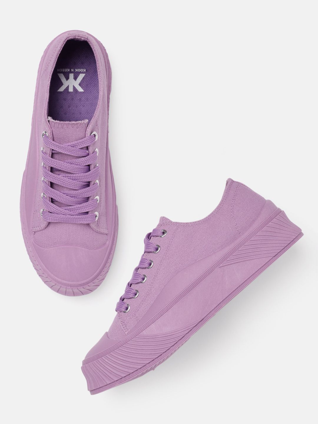Kook N Keech Women Purple Sneakers Price in India