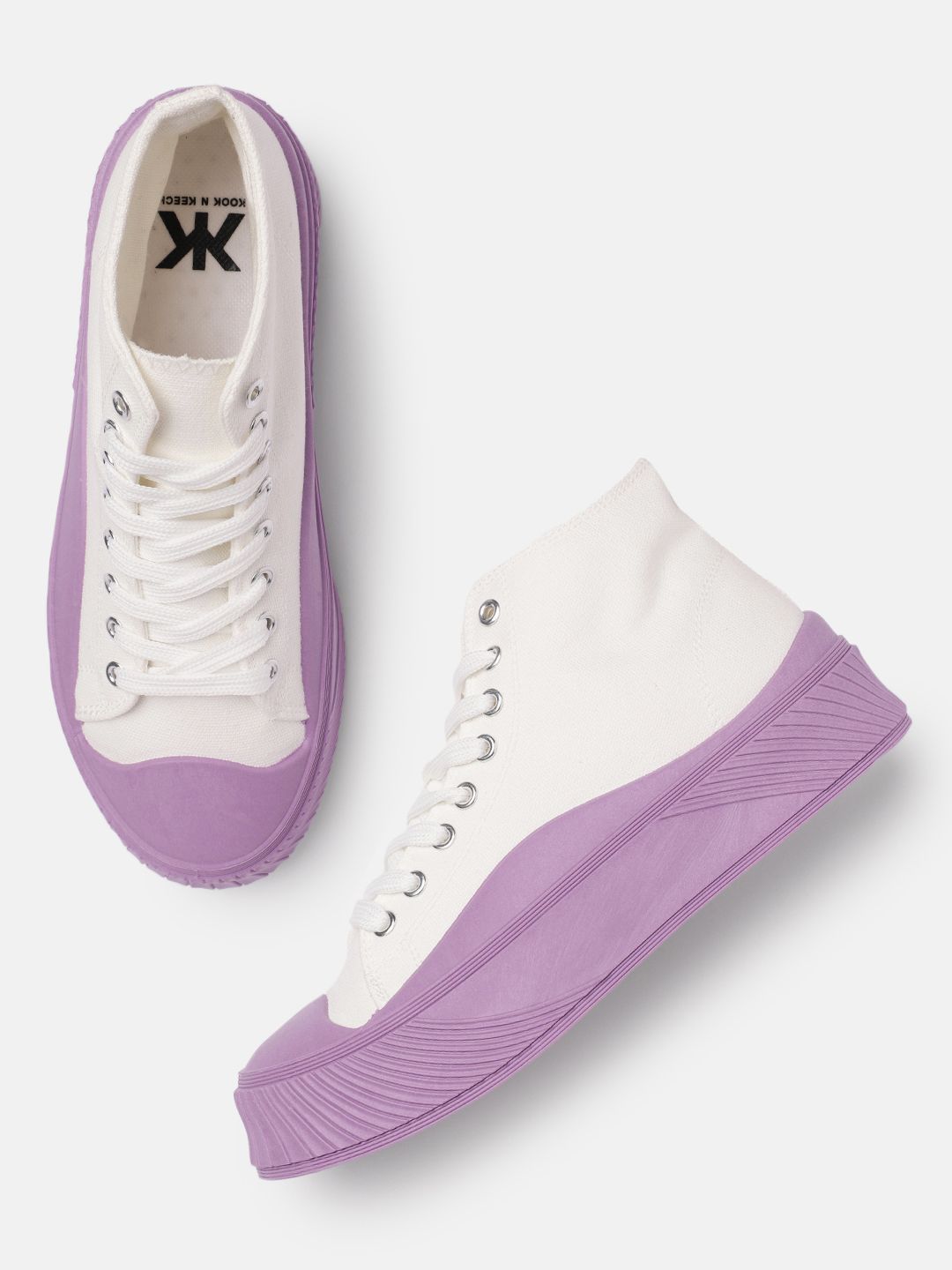 Kook N Keech Women White Sneakers Price in India