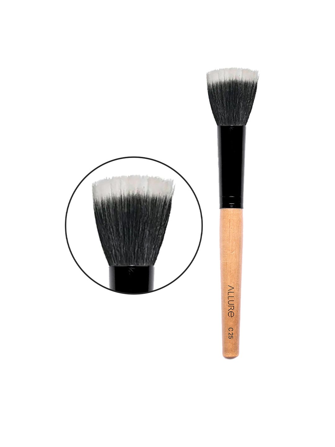 ALLURE Wooden Buffer Stippling Brush C-25 Price in India