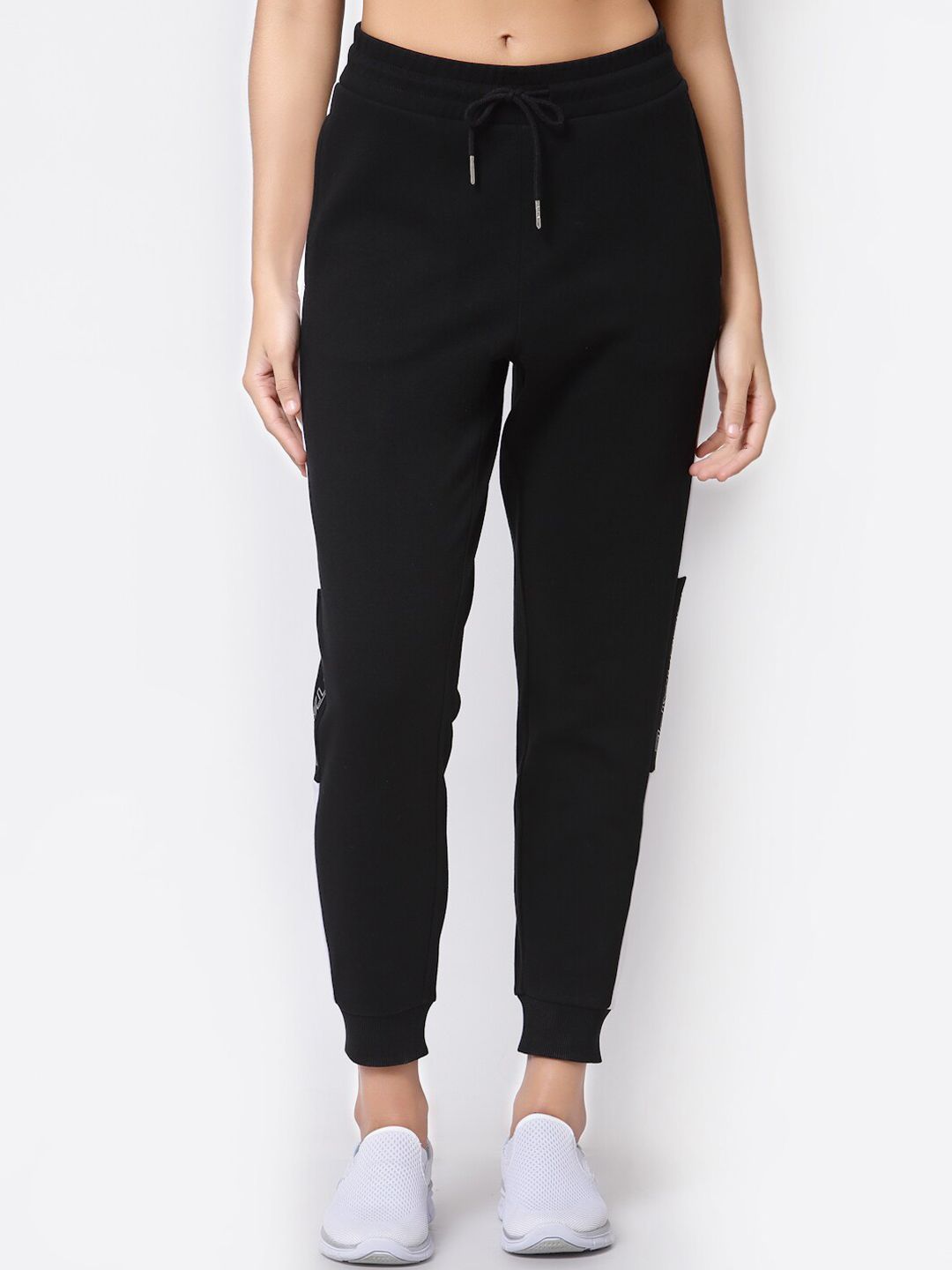 Mode by Red Tape Women Black Solid Jogger Price in India