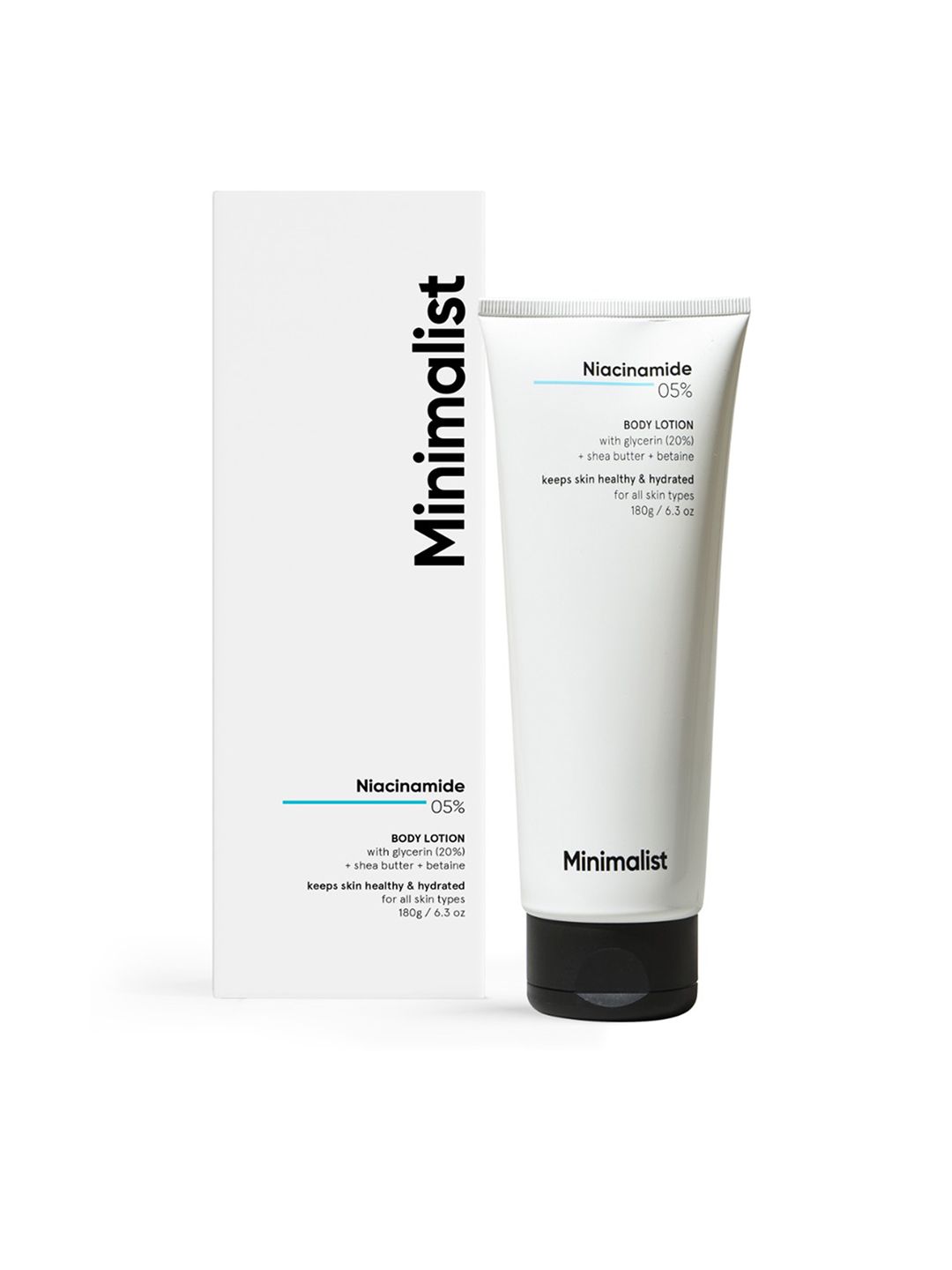 Minimalist 5% Niacinamide Body Lotion with Shea Butter, Glycerin & Betaine 180 g