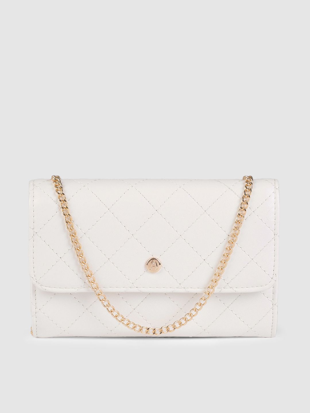 Accessorize White Quilted Sling Bag Price in India