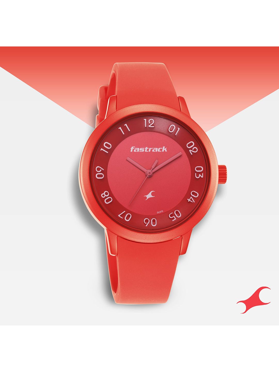 Fastrack Women Red Aluminium Analogue Watch 68025AP02 Price in India