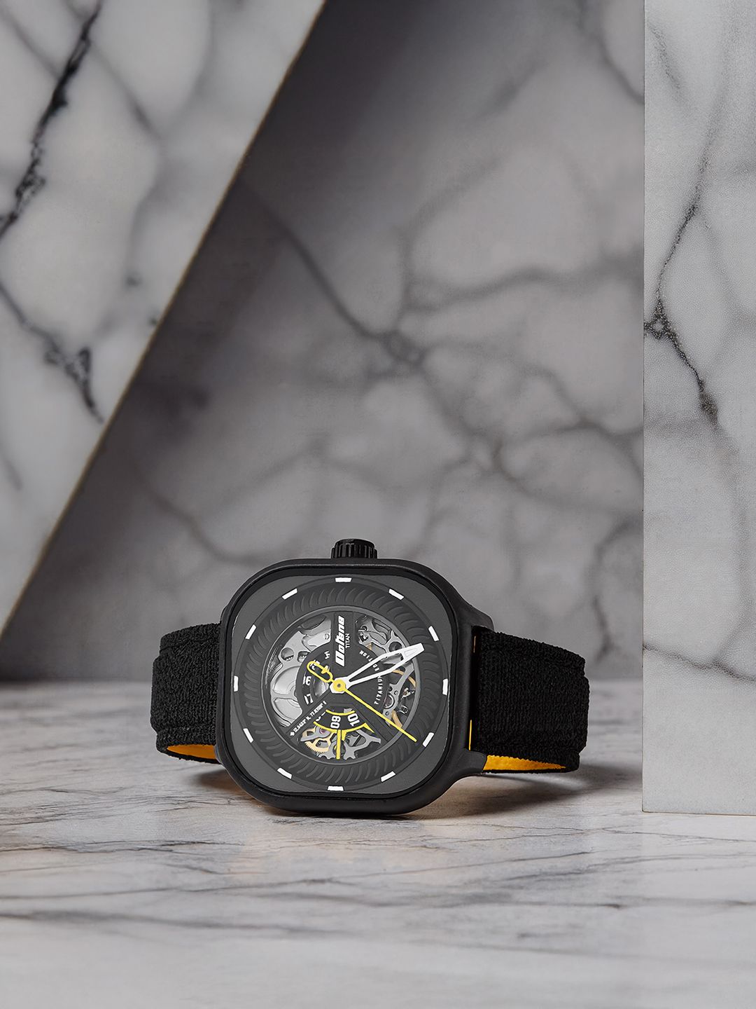 Titan Titan Octane Aerobatics Automatic With Black Dial Watch For Men - Nt1859nl01
